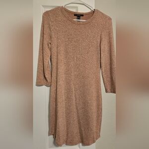 Dark Mauve Knitted Sweater Dress